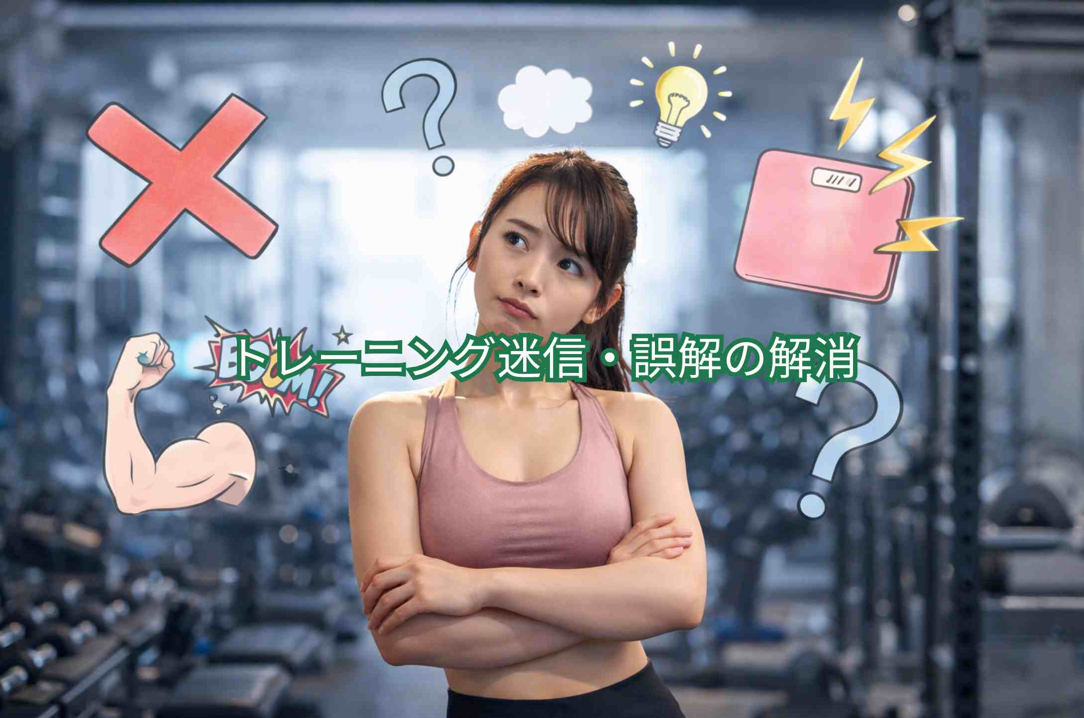 筋トレ トレーニング迷信・誤解の解消 ダイエット成功の鍵は運動選びとバランス｜筋トレ・休養・栄養の考え方